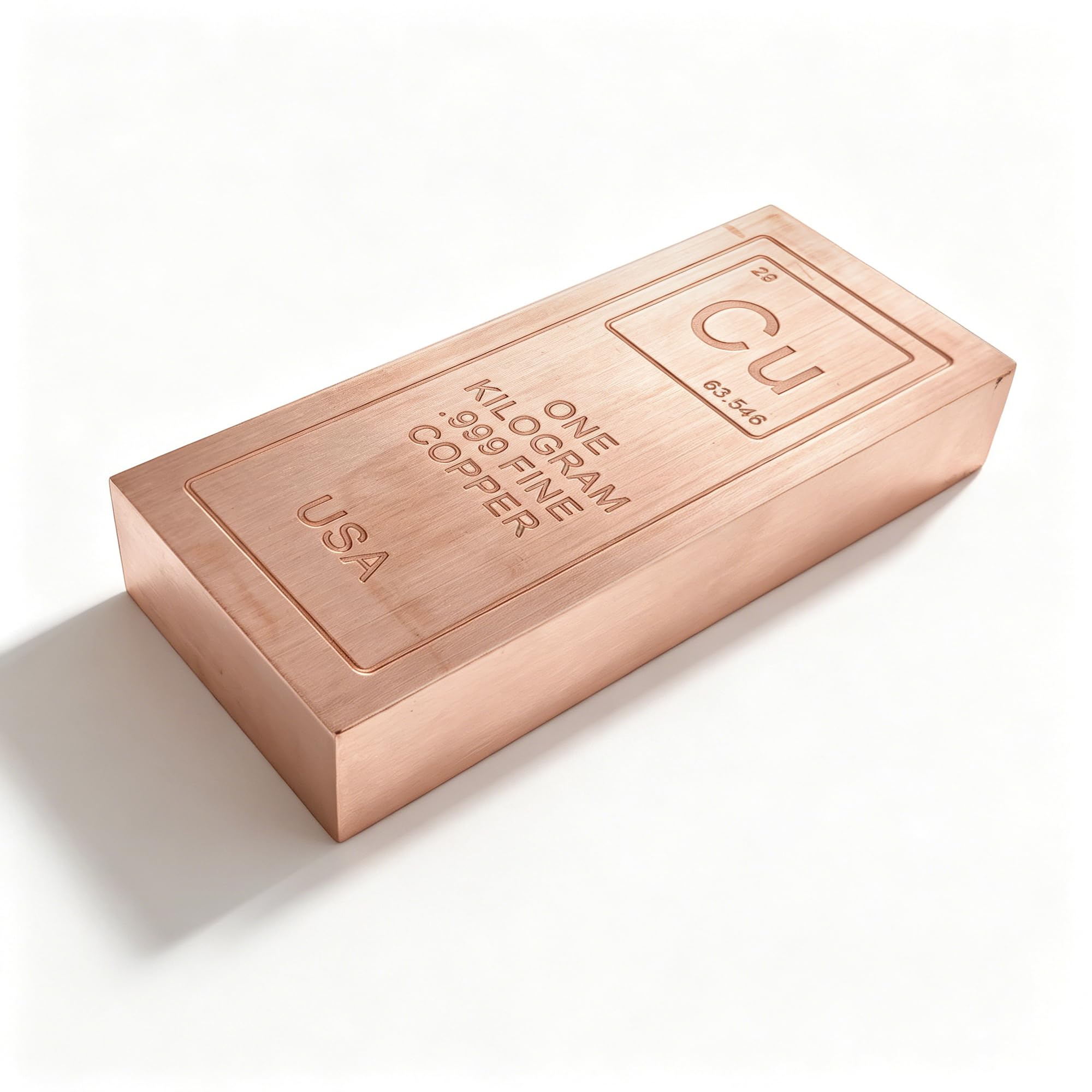 Amazon.co.jp: 純銅バー 1 kg (2.2ポンド) .999 ピュア | ディスプレイ